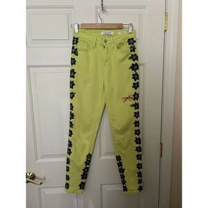 Judy Blue Slim Fit 0/24 Stretch Denim Jeans Handpainted